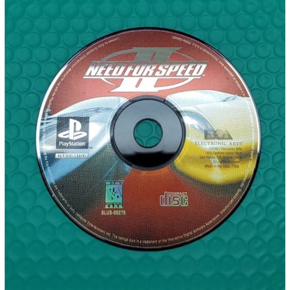 Need for Speed II 2 (PS1, Sony PlayStation 1, 1997) Disc Only